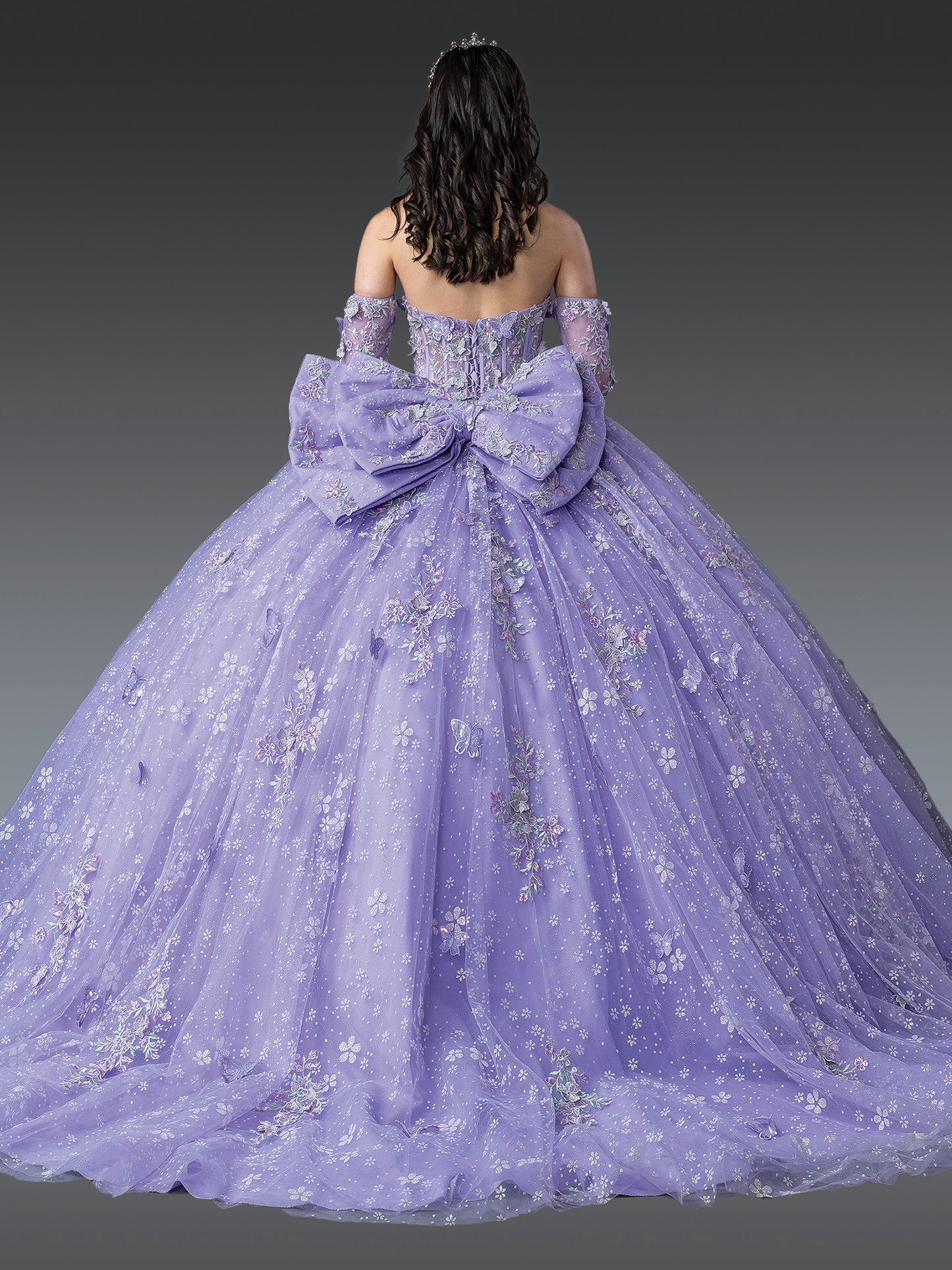 Floral Details Quinceanera Dress 1965