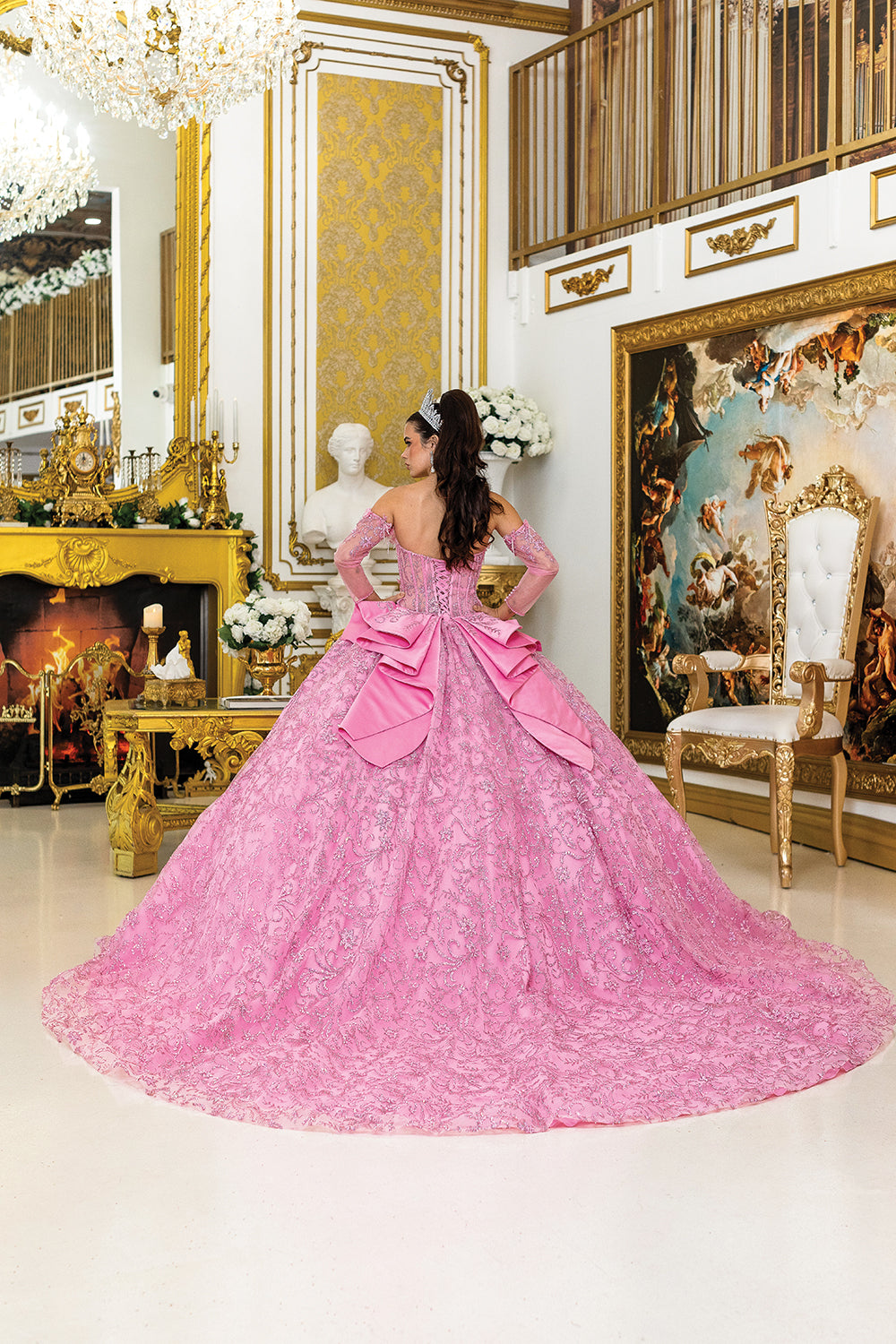 Quinceanera Dress with Sweetheart Neckline 5004