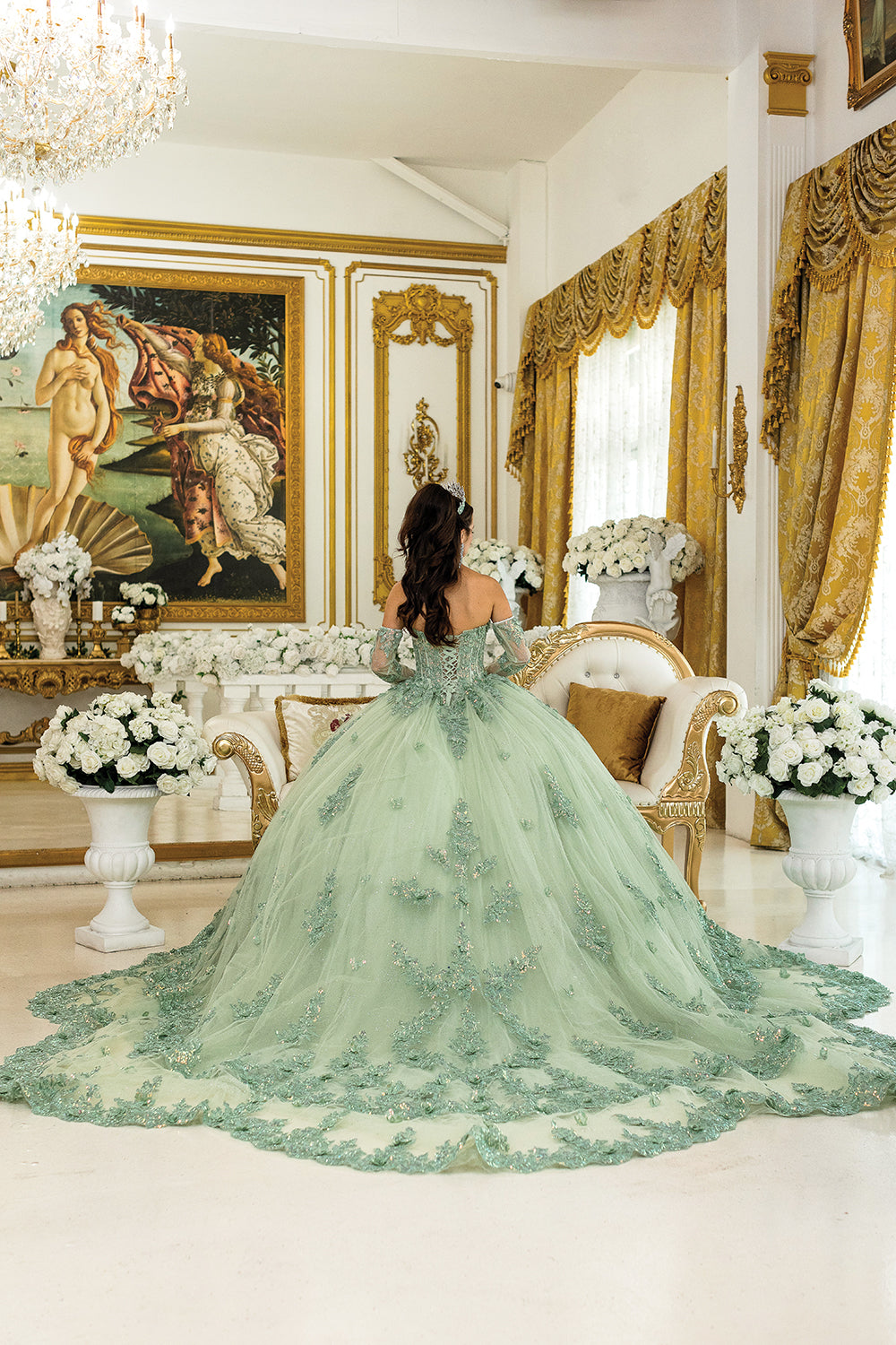 Embroidered Lace Appliques 5047