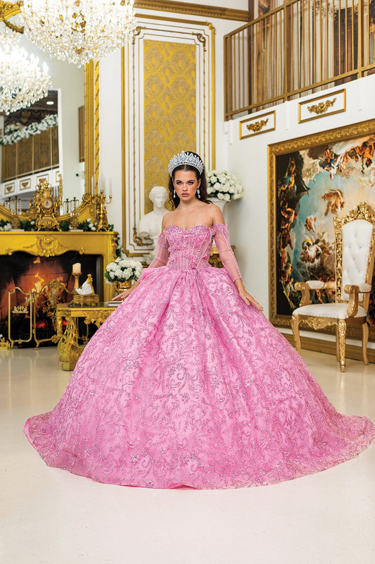 Quinceanera Dress with Sweetheart Neckline 5004